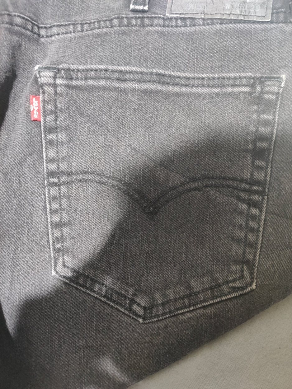 Levi's 505 Men Gray Denim Jeans
