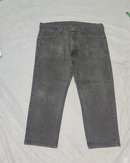 Levi's 505 Men Gray Denim Jeans L