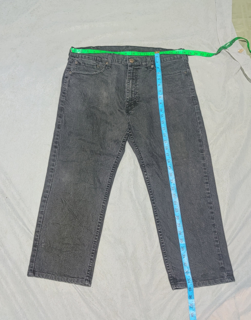 Levi's 505 Men Gray Denim Jeans