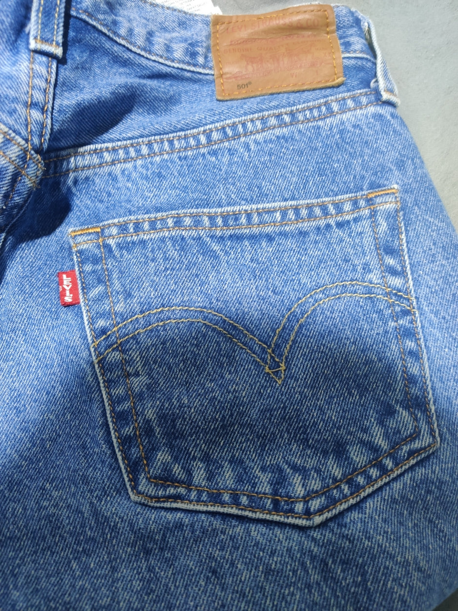 Levi's 501 Men Blue Denim Jeans