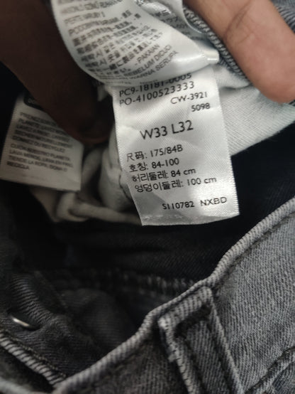 Levi's 541 Men Gray Denim Jeans L