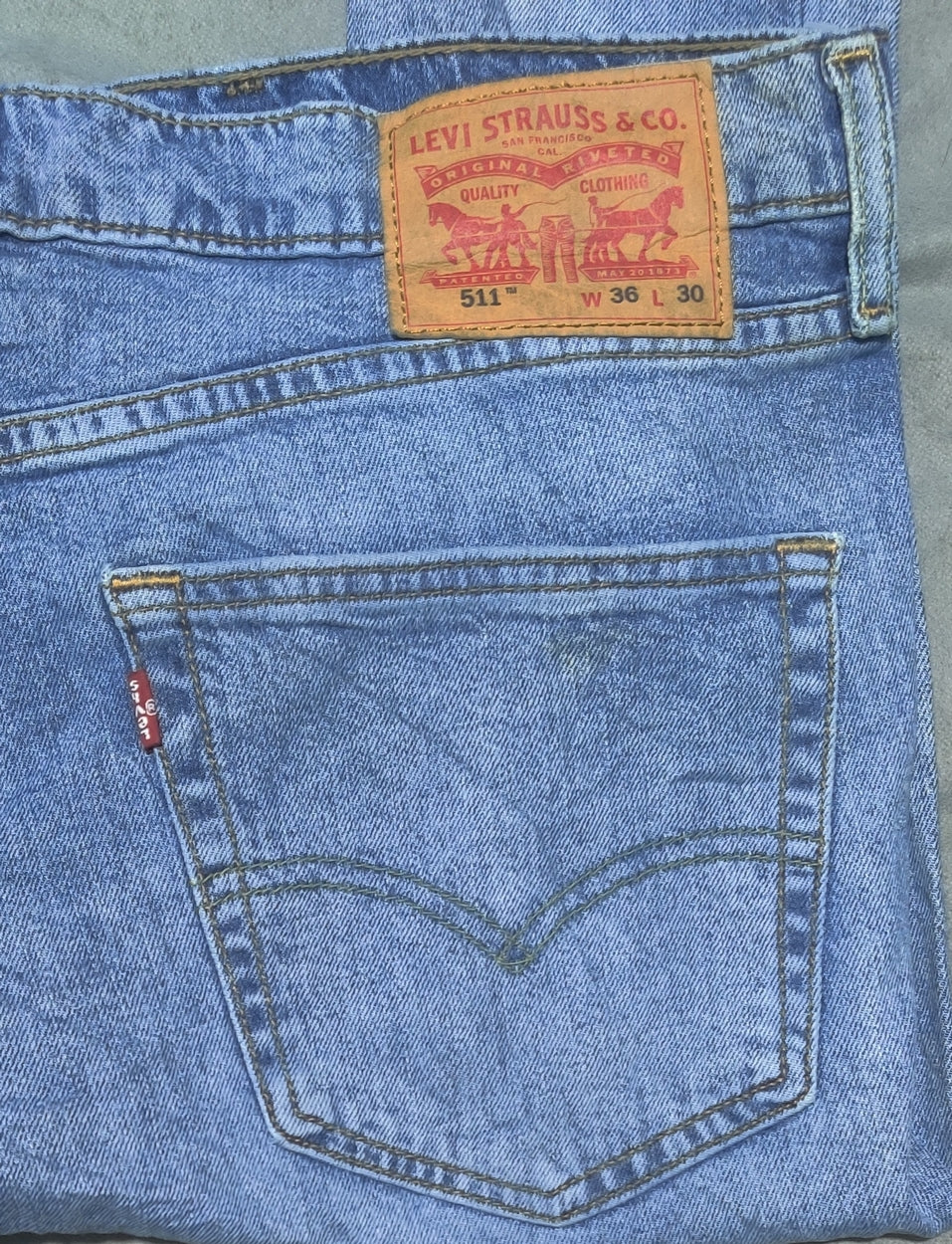 Levi's 511 Men Blue Denim Jeans L