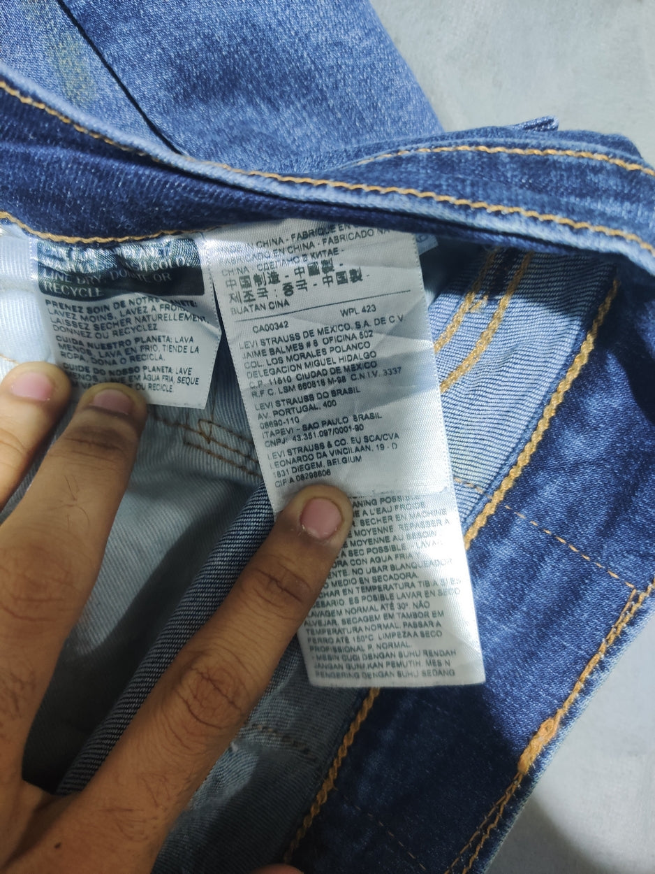 Levi's 505 Men Blue Denim Jeans M