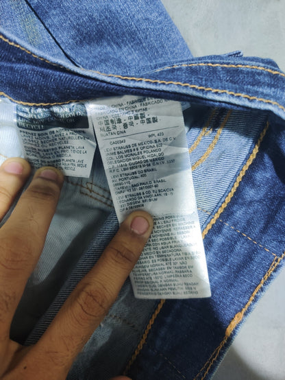 Levi's 505 Men Blue Denim Jeans M