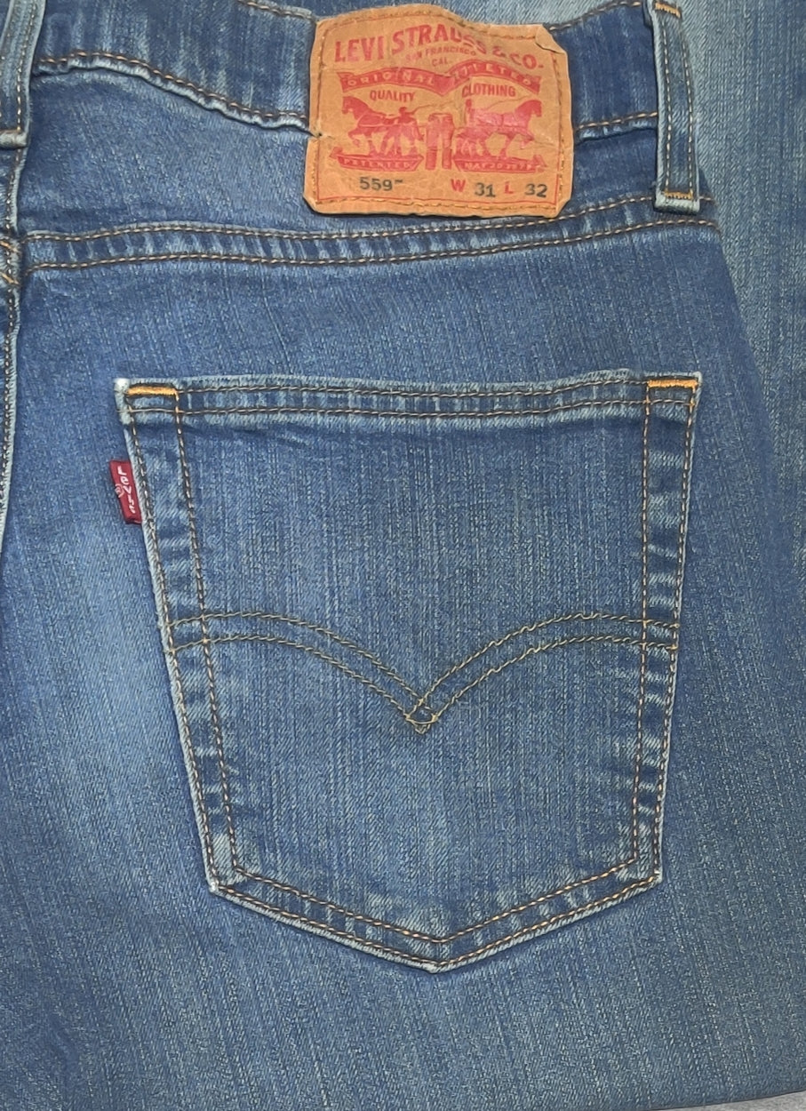 Levi's 559 Men Blue Denim Jeans M