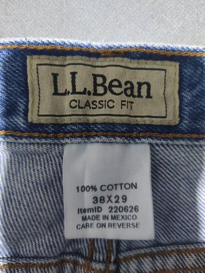 L.L.Bean Men Blue Denim Jeans XL