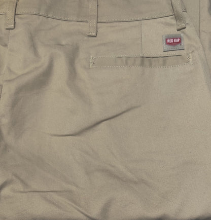 Red Cap Men Cream Cotton Cargo Pant  XL
