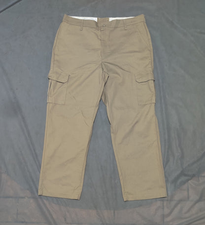 Red Cap Men Cream Cotton Cargo Pant  XL