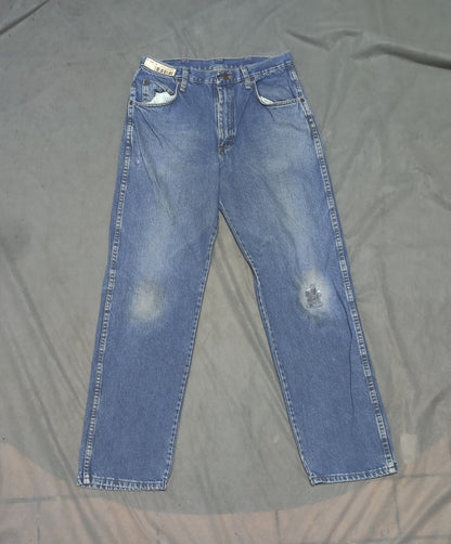 Red Cap Men Blue Denim Jeans M