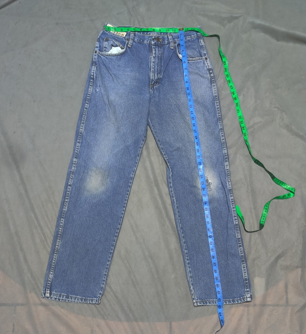 Red Cap Men Blue Denim Jeans M