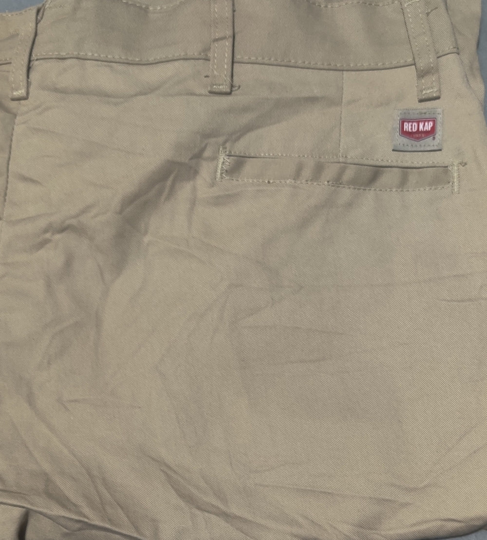 Red Cap Men Cream Cotton Cargo Pant XL