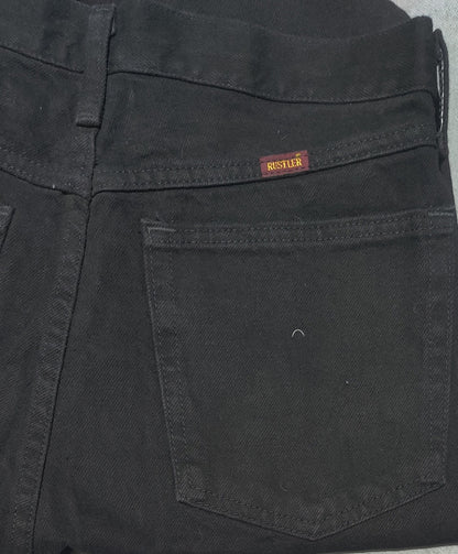 Rustler Men Black Denim Jeans M