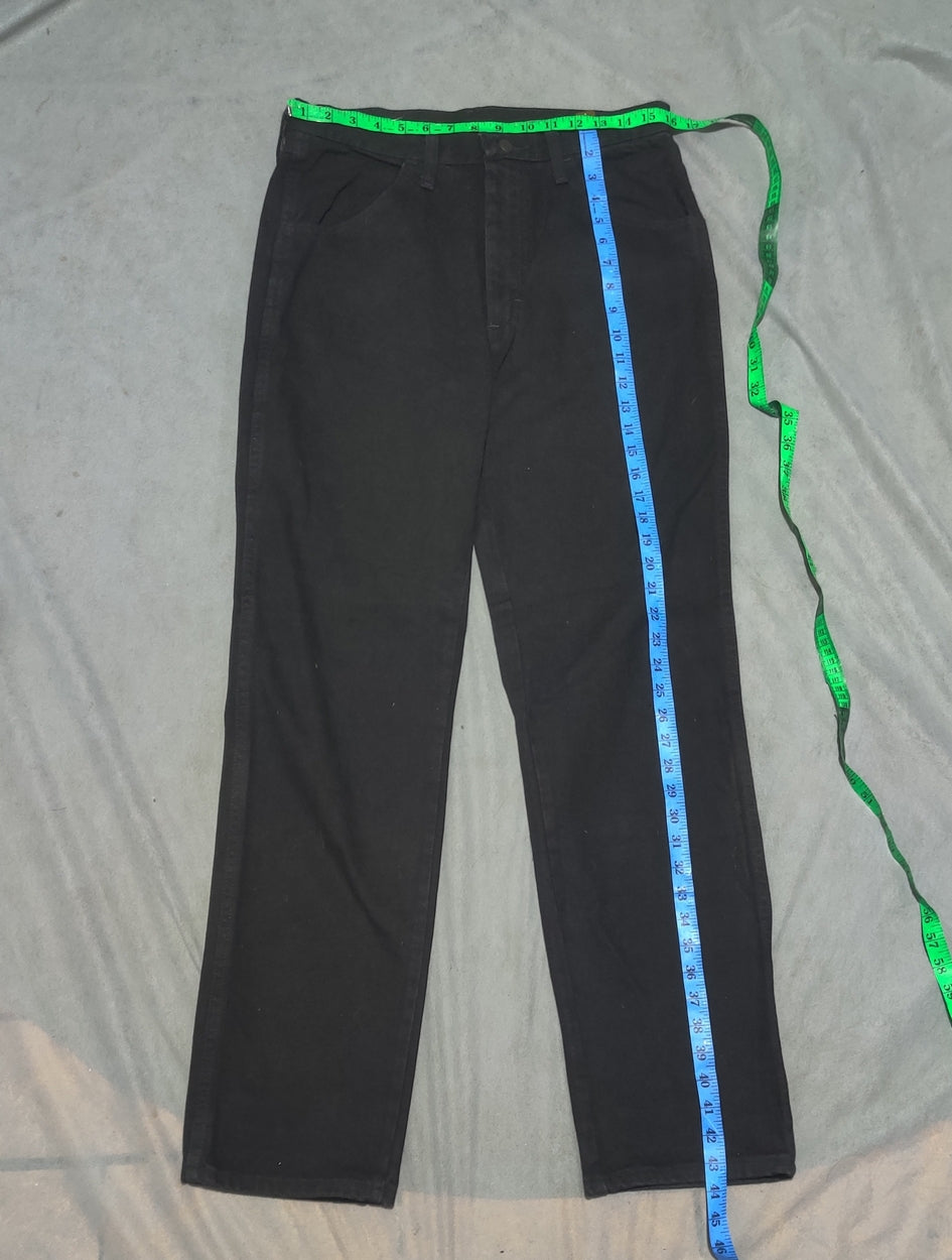 Rustler Men Black Denim Jeans M