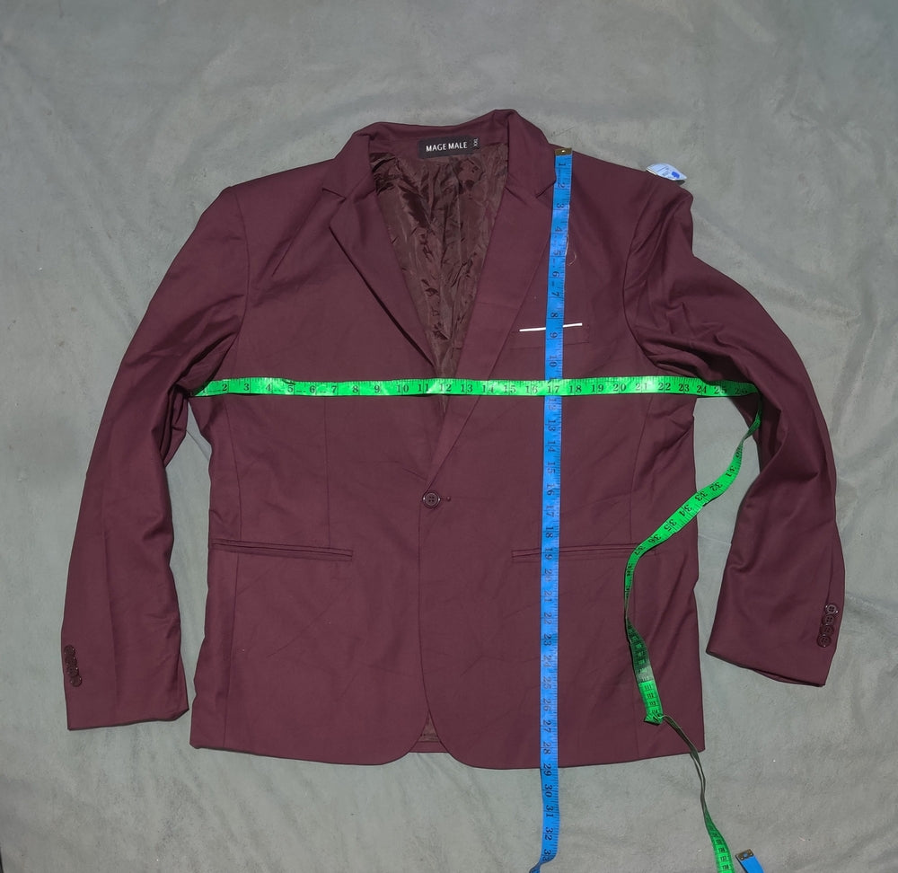 Mage Male Men Cotton Mahron Coat 2XL