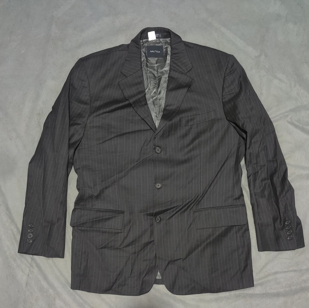 Nautica Men Cotton Gray Coat M