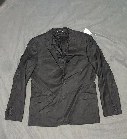 Le Chateau Men Cotton Black Coat M