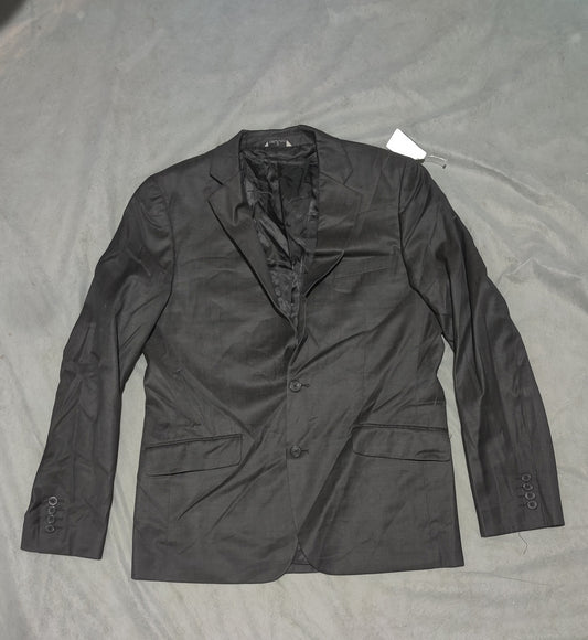Le Chateau Men Cotton Black Coat M