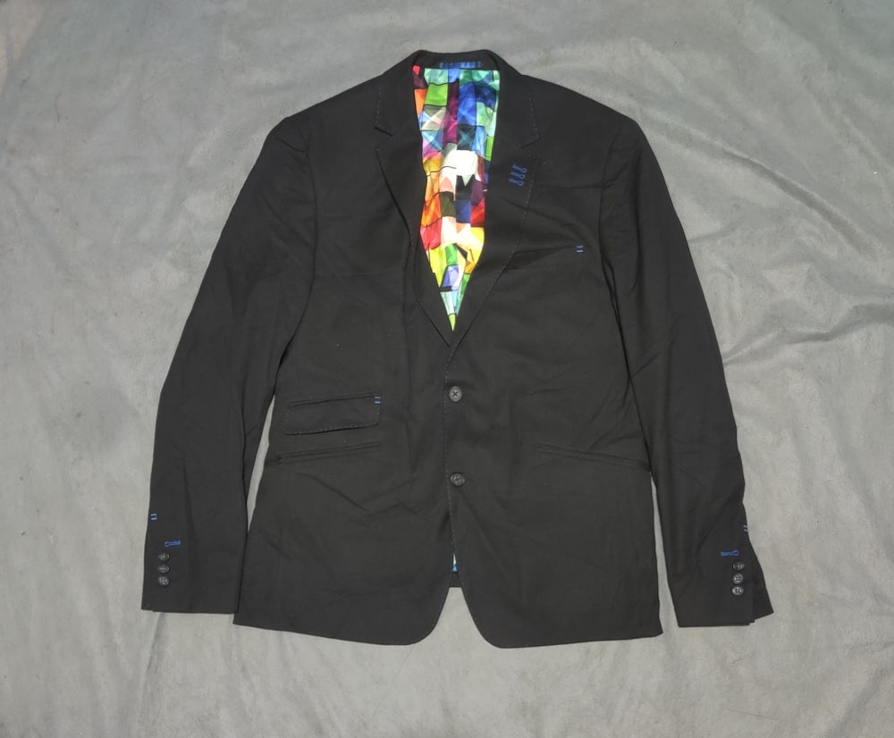 Au Noir Men Cotton Black Coat M