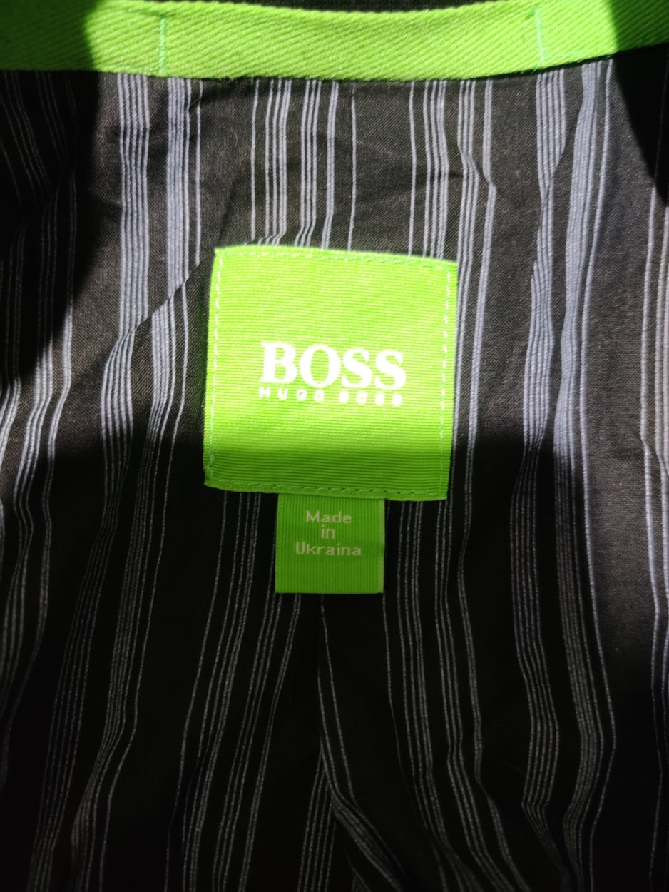 Hugo Boss  Men Cotton Black Coat M