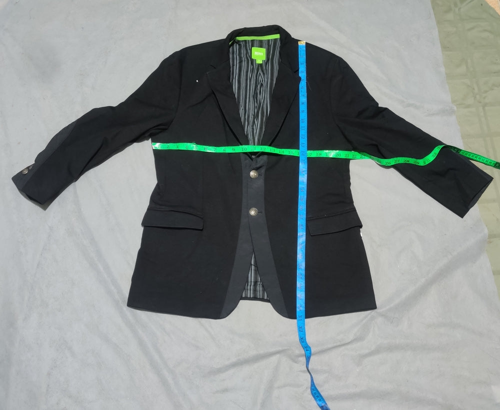 Hugo Boss  Men Cotton Black Coat M