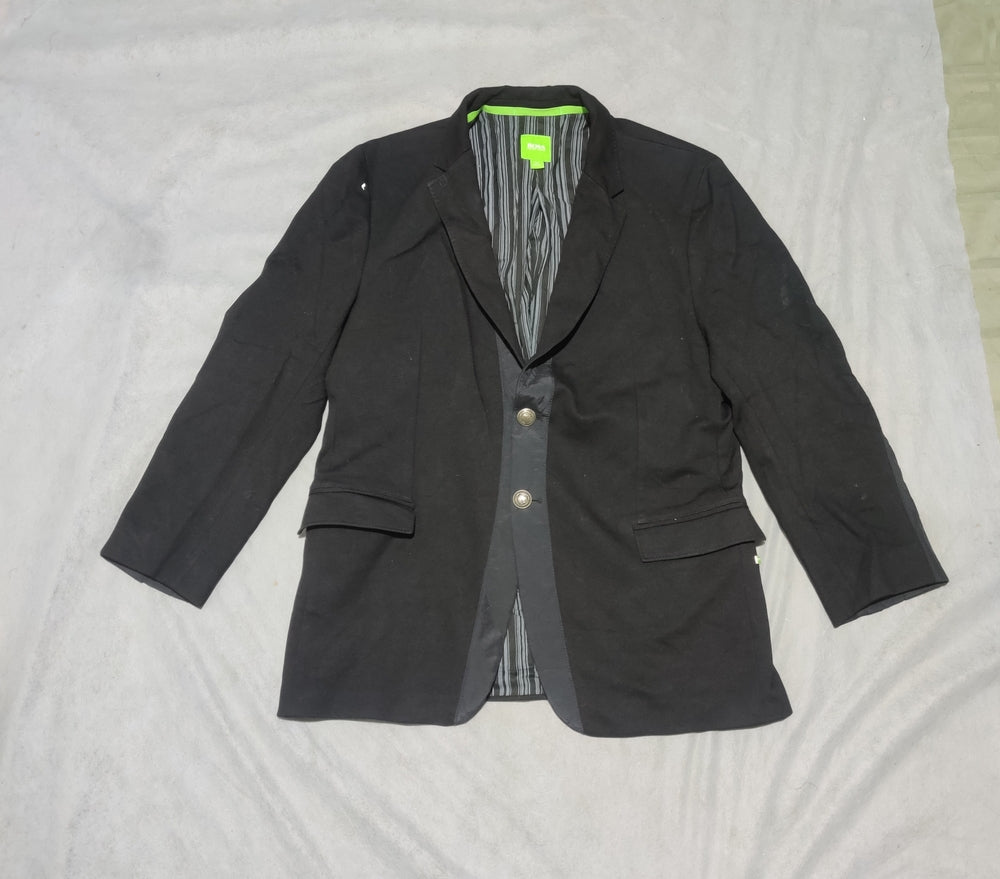 Hugo Boss  Men Cotton Black Coat M