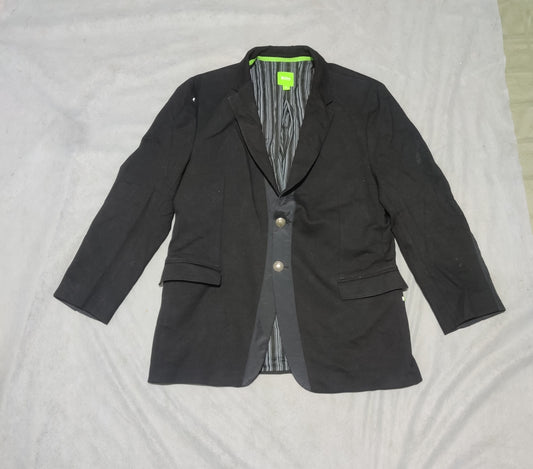 Hugo Boss  Men Cotton Black Coat M