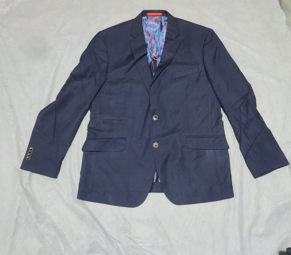 Ted Baker London Men Cotton Blue Coat M