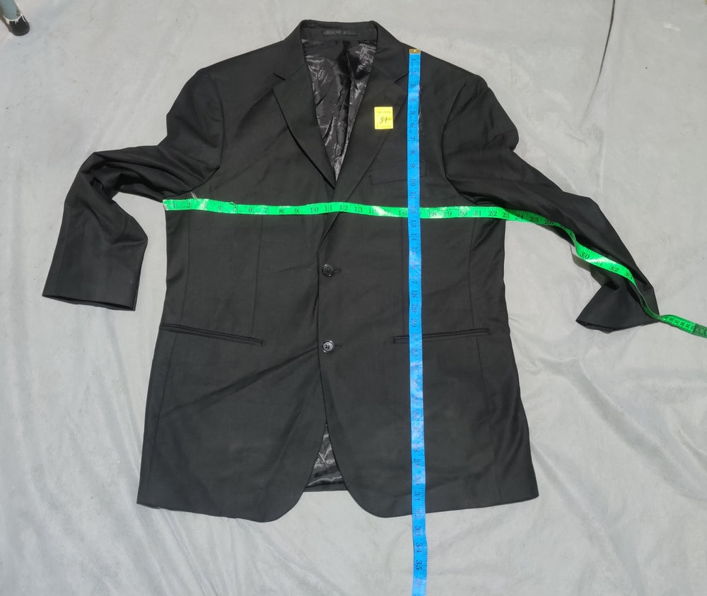 Giorgio Fiorelli Men Cotton Black Coat M