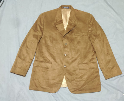 Chaps Men Valvet Brown Coat M