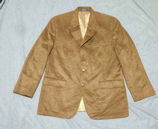 Chaps Men Valvet Brown Coat M