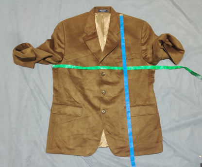 Chaps Men Valvet Brown Coat M