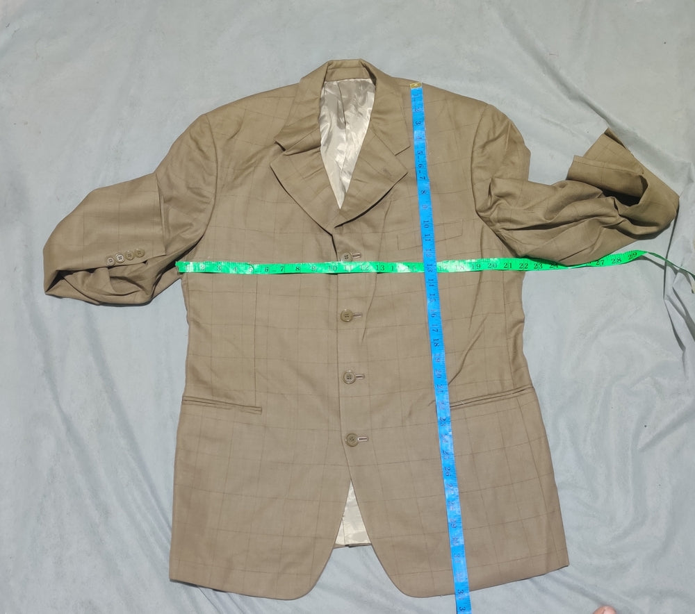 Itali Uomo Men Cotton Brown Coat M