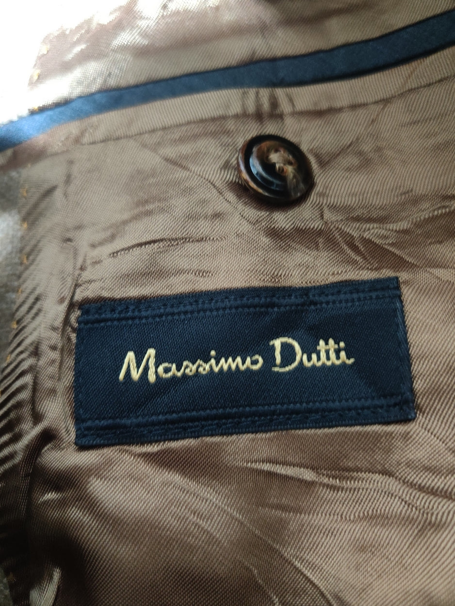 Massimo Dutti Men Cotton Cream Coat M
