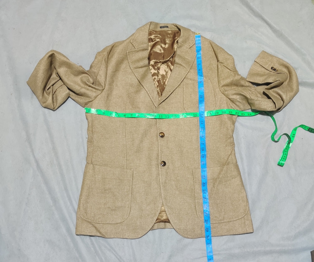 Massimo Dutti Men Cotton Cream Coat M