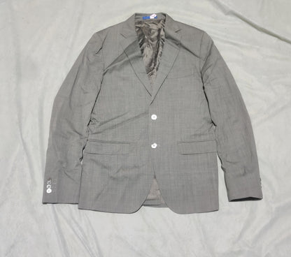 Massimo Dutti Men Cotton Gray Coat M