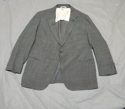 Armani Men Cotton Black Coat M