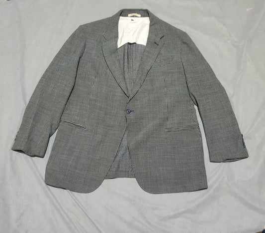 Armani Men Cotton Black Coat M