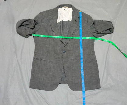 Armani Men Cotton Black Coat M