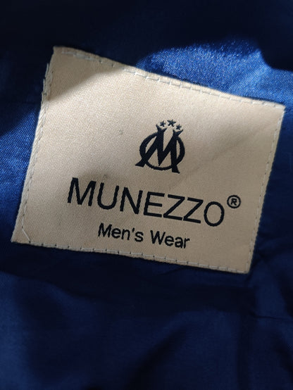 Munezzo Men Cotton Blue Coat S