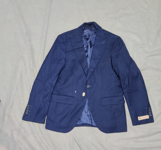 Munezzo Men Cotton Blue Coat S