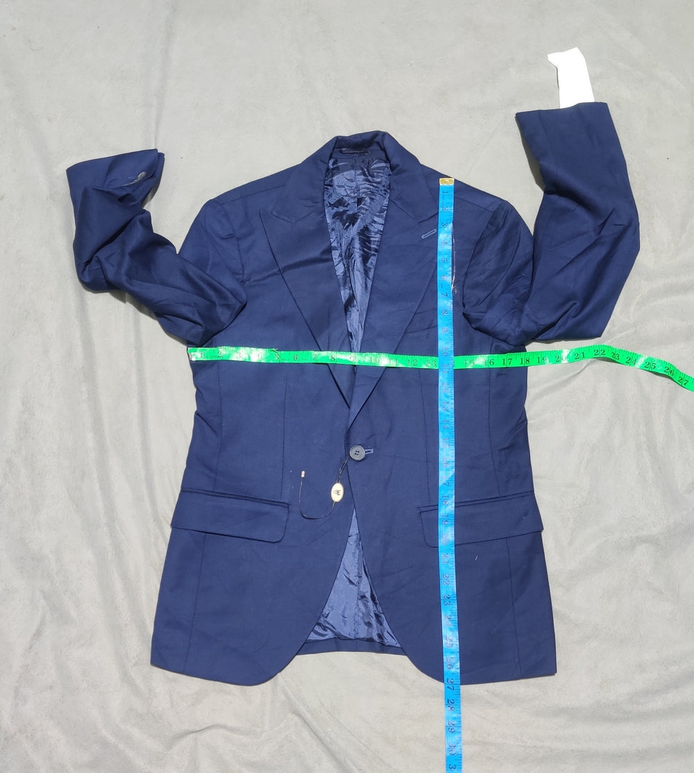 Munezzo Men Cotton Blue Coat S