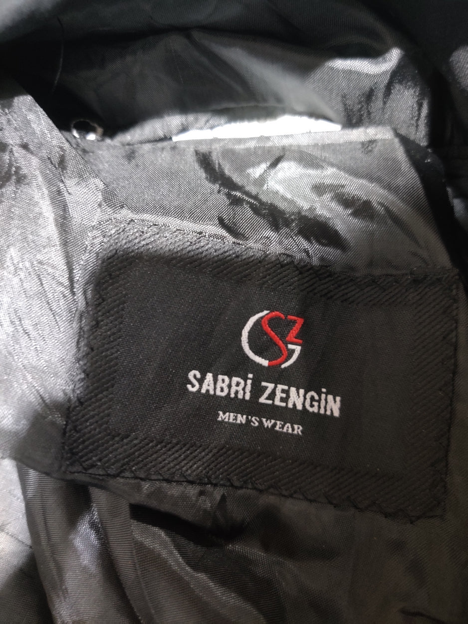 Sabri Zengin Men Cotton Brown Coat M