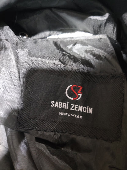 Sabri Zengin Men Cotton Brown Coat M