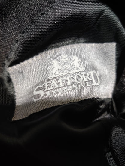 Stafford Men Cotton Gray Coat M