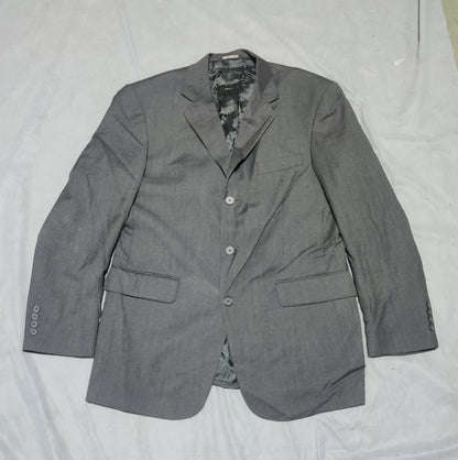 Stafford Men Cotton Gray Coat M