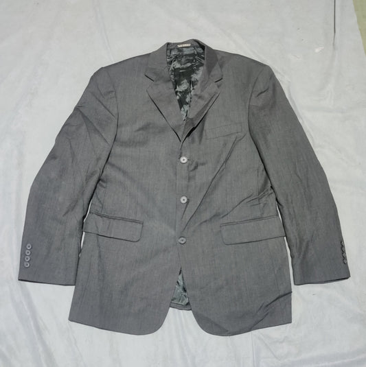 Stafford Men Cotton Gray Coat M