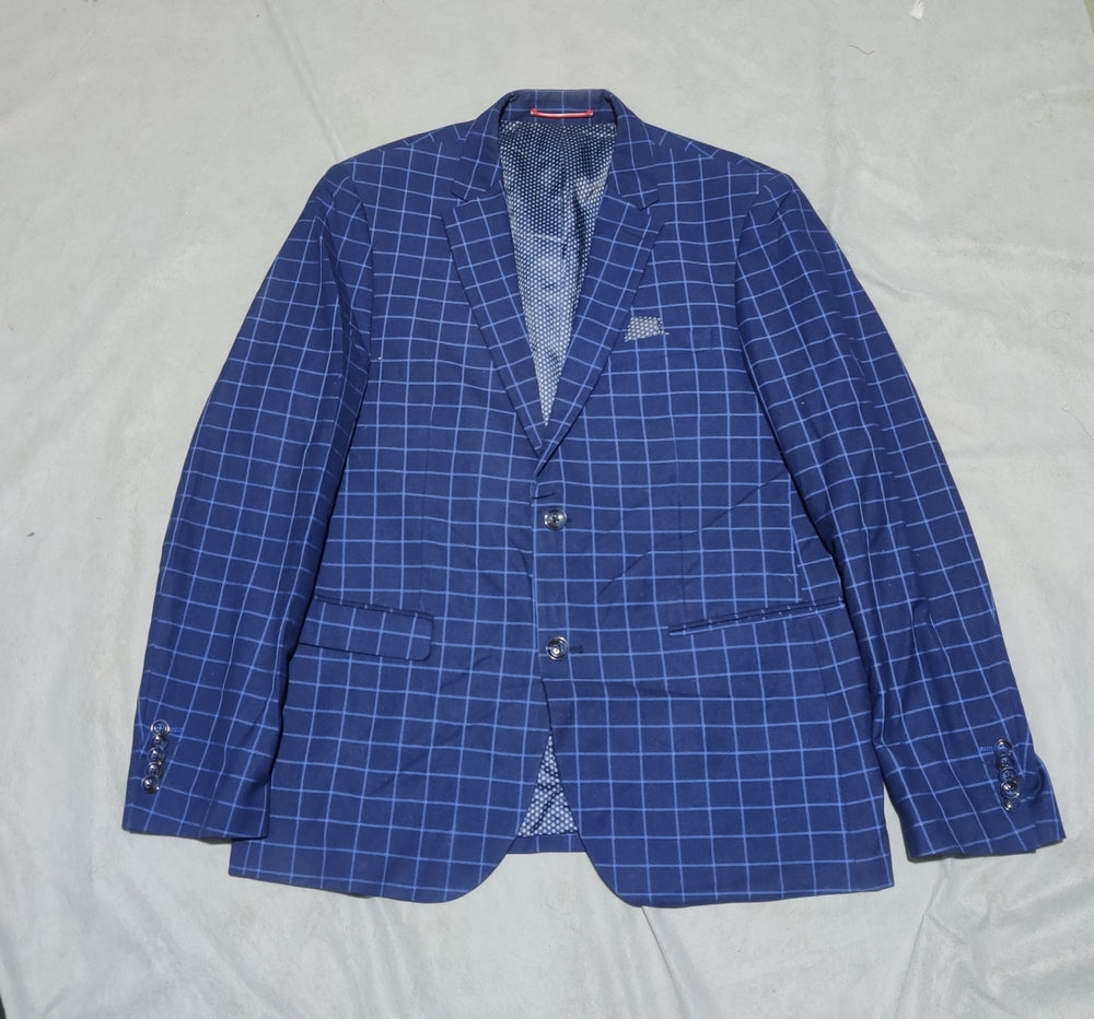 Soul Of London Men Cotton Blue Coat M