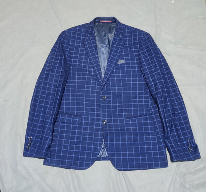 Soul Of London Men Cotton Blue Coat M