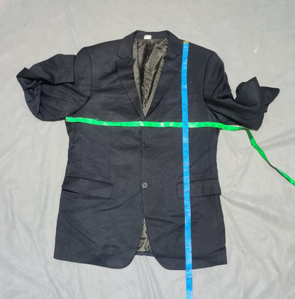 Micro Tech Men Cotton Black Coat M