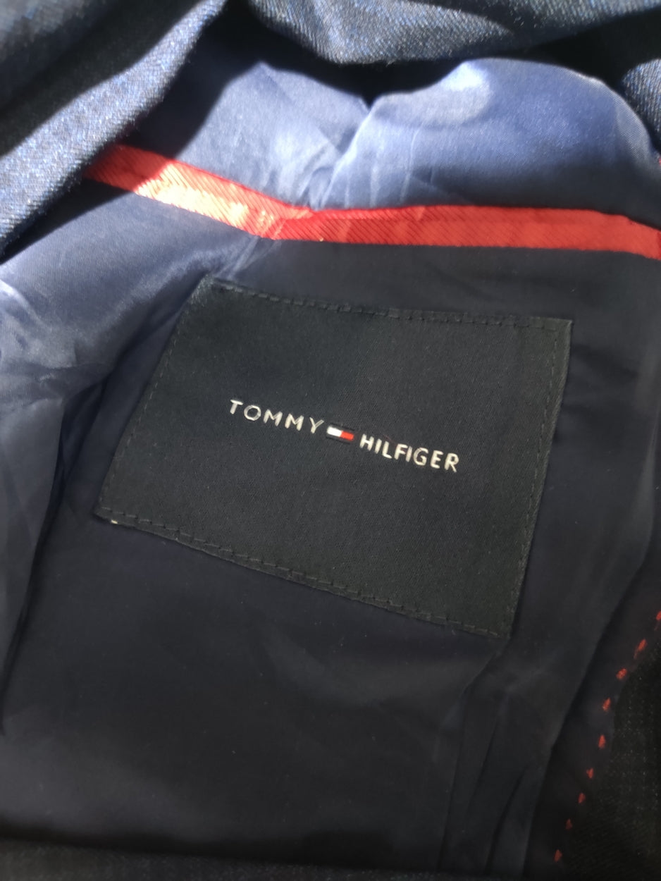 Tommy Hilfiger Men Cotton Blue Coat M